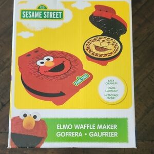 Sesame Street Elmo Red Waffle Maker